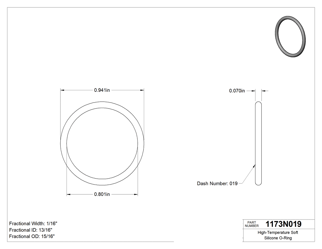Technical drawing - 1173N019